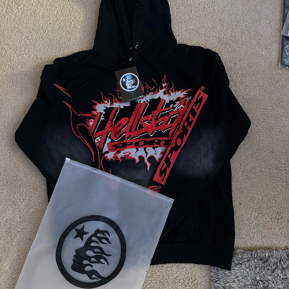 Hellstar Black and Red Hoodie